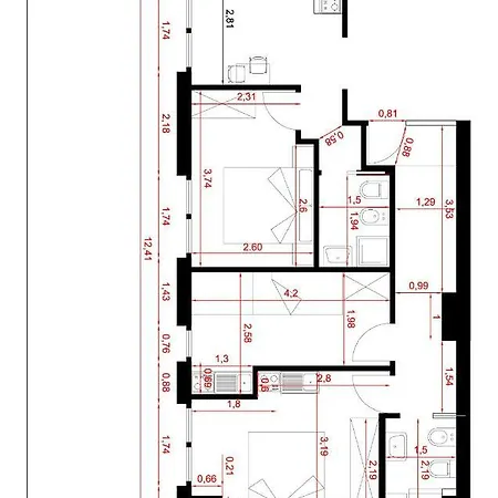Lägenhet Reggio House Cost Per 4 *